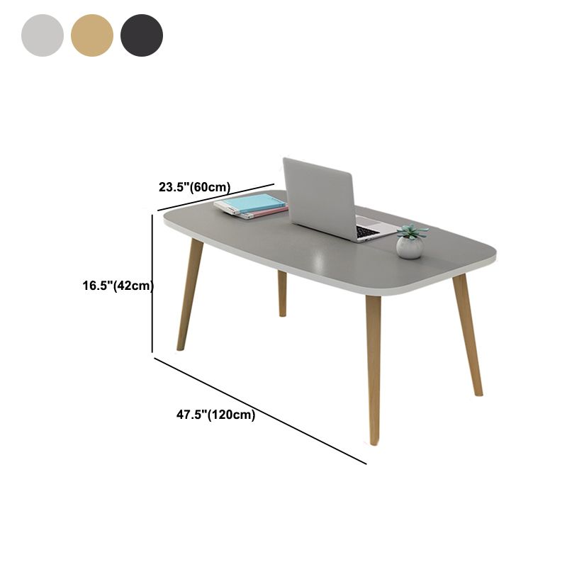 MODERNE 16,5 "de haut 4 jambes Rectangular Table Table Tableau basse