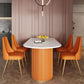 Traditional Luxury Dining Table White Sintered Stone Double Pedestal Table for Kitchen Clearhalo ' dining_table' 'Dining Tables & Seating' 'Dining Tables' 'furn' 'furn_dining_table' 'Furniture' 'furniture_dining_table' 'Kitchen & Dining Furniture' 'kitchen&dining_furn' 'kitchen' 'kitchen_dining_table' 1200x1200_db751f6c-76a7-46a3-b151-a68612928f1b