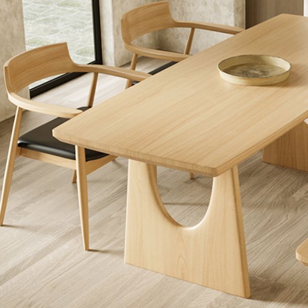 Modern 1/2/4/5 Pieces Dining Set Solid Wood Rectangle Dining Table with Chairs Clearhalo 'Dining Room Sets' 'Dining Tables & Seating' 'dining_room_set' 'furn' 'furn_dining_room_set' 'Furniture' 'furniture_dining_room_set' 'Kitchen & Dining Furniture' 'kitchen&dining_furn' 'kitchen' 1200x1200_db75c1bf-4bbe-4b96-b08c-4ee66b670b99