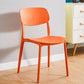 Plastic Dining Chair Open Back Dining Side Furniture in Matte Finish for Home Clearhalo 'Dining Chairs' 'Dining Tables & Seating' 'dining_chair' 'furn' 'furn_dining_chair' 'Furniture' 'Kitchen & Dining Furniture' 1200x1200_db7643a5-23bb-4522-ba86-29bc9504d181