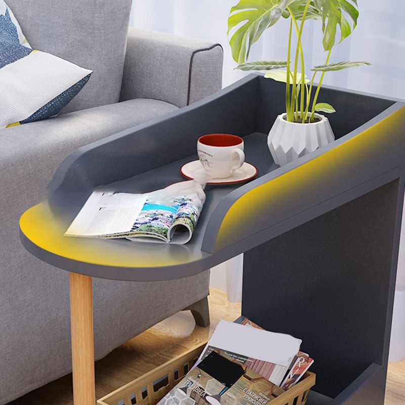 Estantería de estantería contemporánea de madera de ingeniería Estándar estandarias abiertas