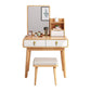 Scandinavian Solid Wood Make-up Vanity 3 Drawer Vanity Dressing Table