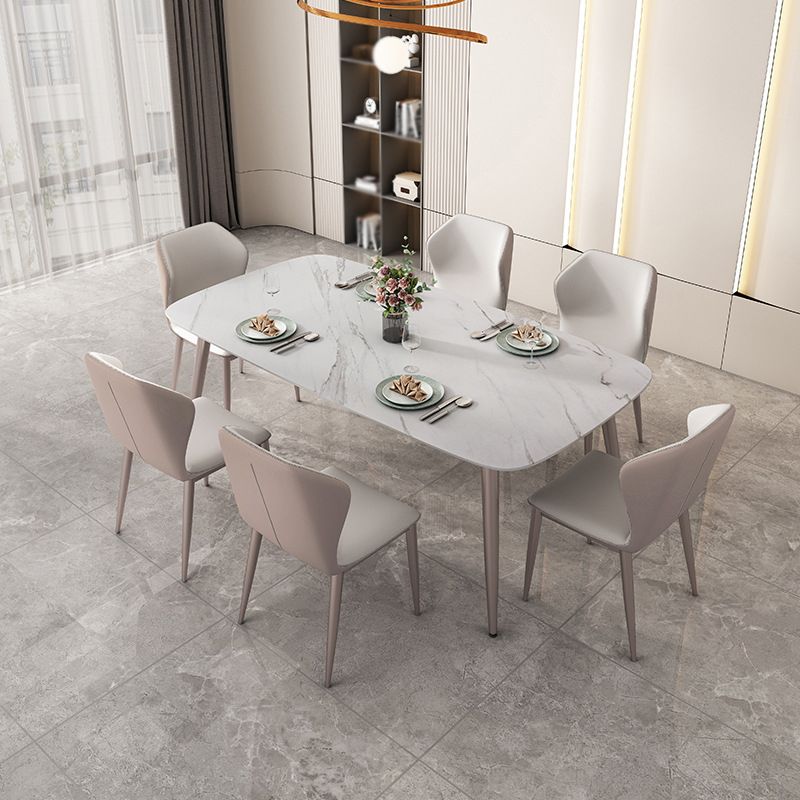 1/2/5/7 Pieces Dining Chairs Set White Rectangular Dining Room Table Set for Home Use Clearhalo 'Dining Room Sets' 'Dining Tables & Seating' 'dining_room_set' 'furn' 'furn_dining_room_set' 'Furniture' 'furniture_dining_room_set' 'Kitchen & Dining Furniture' 1200x1200_db7bcc24-a2c1-4380-8a78-b8e6054a3480