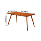Rectangle Simplicity Dining Table Oak Solid Wood Table with 4 Legs for Dining Room Clearhalo ' dining_table' 'Dining Tables & Seating' 'Dining Tables' 'furn' 'furn_dining_table' 'Furniture' 'furniture_dining_table' 'Kitchen & Dining Furniture' 'kitchen&dining_furn' 'kitchen' 'kitchen_dining_table' 1200x1200_db7d3c70-10a1-42b7-9da9-7375a4988247