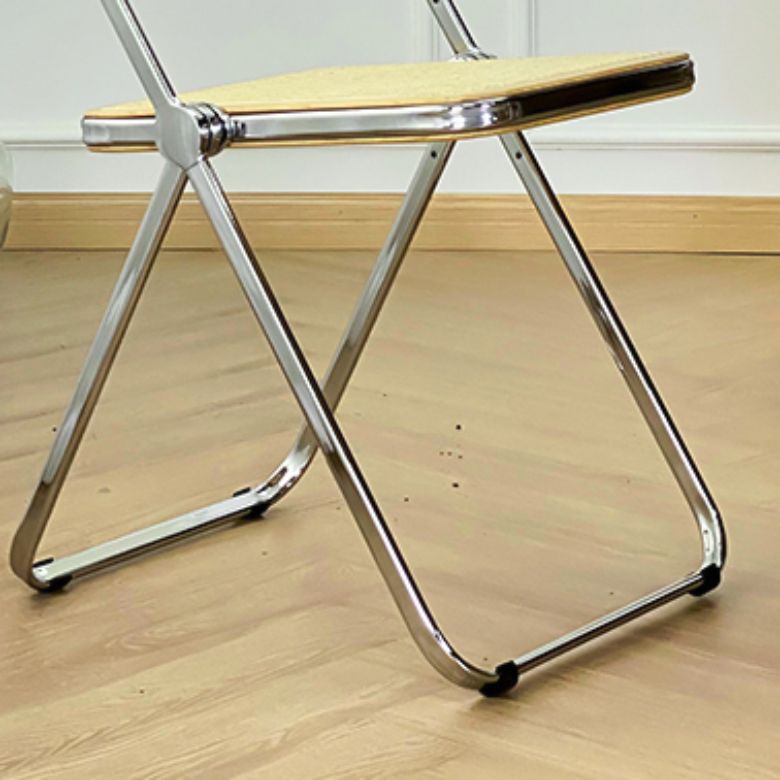 工業用サイドチェアメタル折りたたみ屋内ダイニングチェアのための屋内ダイニングチェア