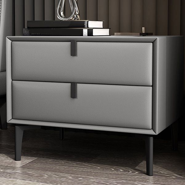 Solid Wood Bed Nightstand Contemporary Night Table with 2 Drawers Clearhalo 'Bedroom Furniture' 'furn' 'furn_night_stand' 'Furniture' 'night_stand' 'Nightstands' 1200x1200_db7f71b3-1241-41e5-9800-ec77136dca08
