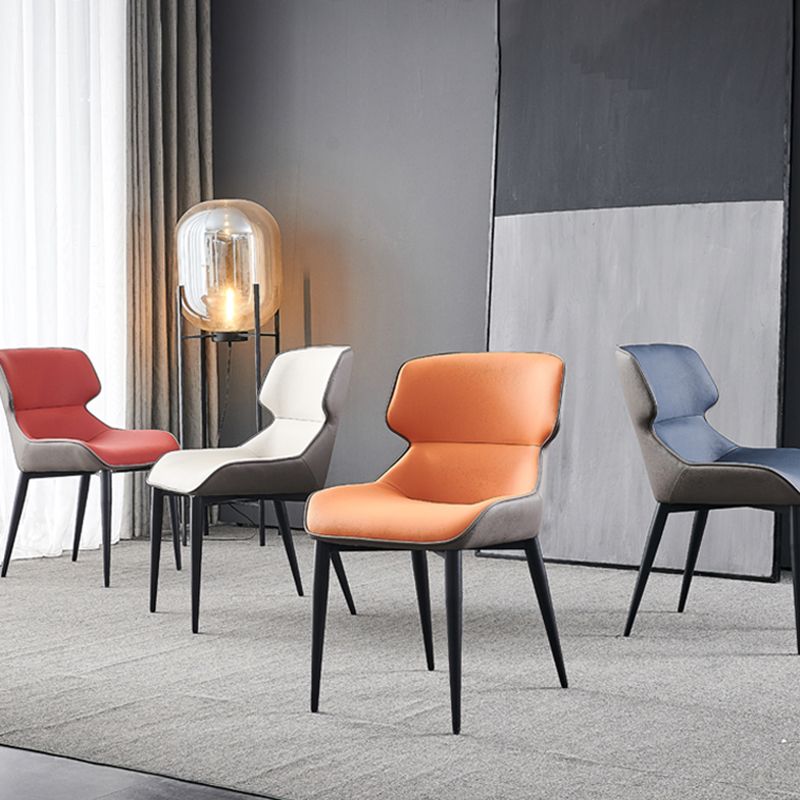 Industrial Metal Dining Room Chairs Wingback Parsons Chair for Home Use (Set of 2) Clearhalo ' kitchen&dining_furn' 'Dining Chairs' 'Dining Tables & Seating' 'dining_chair' 'furn' 'furn_dining_chair' 'Furniture' 'furniture_dining_chair' 'Kitchen & Dining Furniture' 'kitchen' 1200x1200_db81e53c-cb50-4d0f-bc22-7a6f1e5cd8cd