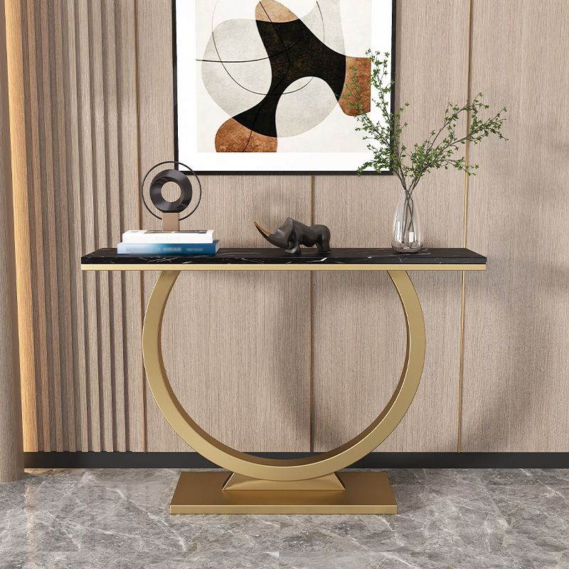 Tabla de acento de consola contemporánea Tabla de consola de sofá rectángulo