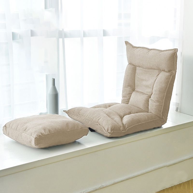 Sedia a braccioless a colore solido sedia convertibile per soggiorno/camera da letto