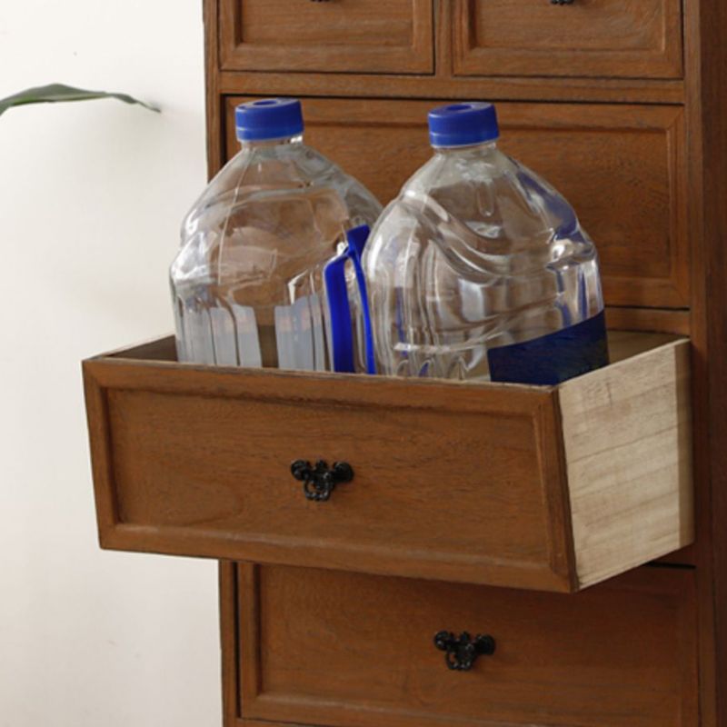 Solid Wood Accent Chest with Drawers 11.81" Wide Rectangle Chest