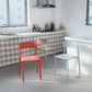 Modern Style Stackable Plastic Chair Open Back Dining Side Chair Clearhalo 'Dining Chairs' 'Dining Tables & Seating' 'dining_chair' 'furn' 'furn_dining_chair' 'Furniture' 'furniture_dining_chair' 'Kitchen & Dining Furniture' 1200x1200_db89177d-4901-483a-b212-2b78e55c4963
