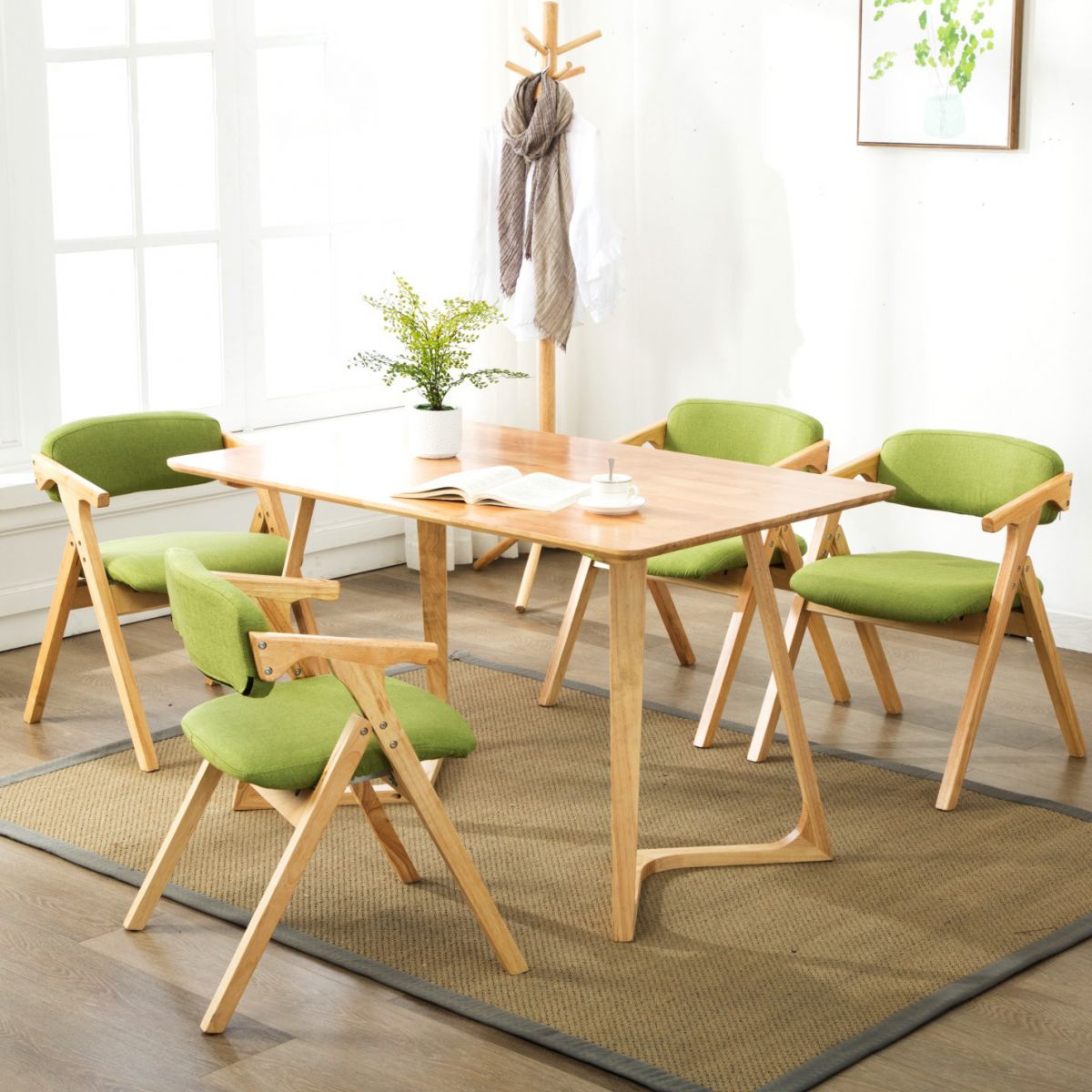Country Style Dining Arm Chairs Open Back Foldable Upholstered Armchair Clearhalo ' kitchen&dining_furn' 'Dining Chairs' 'Dining Tables & Seating' 'dining_chair' 'furn' 'furn_dining_chair' 'Furniture' 'furniture_dining_chair' 'Kitchen & Dining Furniture' 'kitchen' 1200x1200_db898bbb-ca83-4285-8cdc-5a5e05017b45