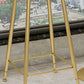Glam Round Counter-height Stool Leather Footrest Bar Stool with Gold Base Clearhalo 'Bar Furniture' 'Bar Stools' 'bar_stools' 'furn' 'furn_bar_stools' 'Furniture' 'Kitchen & Dining Furniture' 1200x1200_db8b0b9b-a9f0-45a4-a04d-f8451c4d2e81