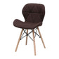 Contemporary Beech Wingback Side Chair Matte Finish Upholstered Dining Chair Clearhalo ' kitchen&dining_furn' 'Dining Chairs' 'Dining Tables & Seating' 'dining_chair' 'Furniture' 'furniture_dining_chair' 'Kitchen & Dining Furniture' 'kitchen' 1200x1200_db8b1568-8013-4c8e-a948-0257bea9efa7