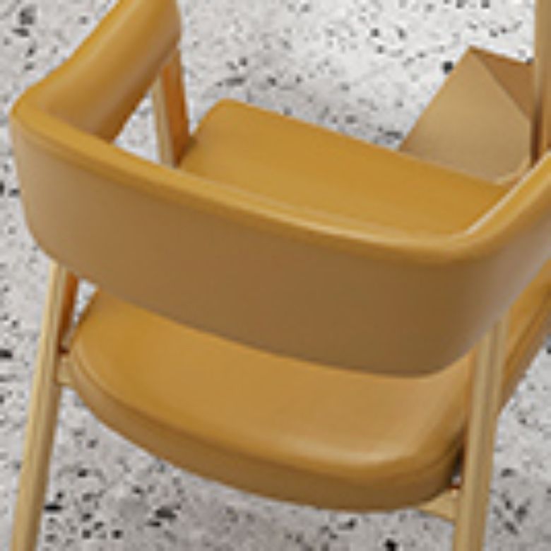 Chaises de restauration de cuisine en faux cuir en cuir avec base en métal