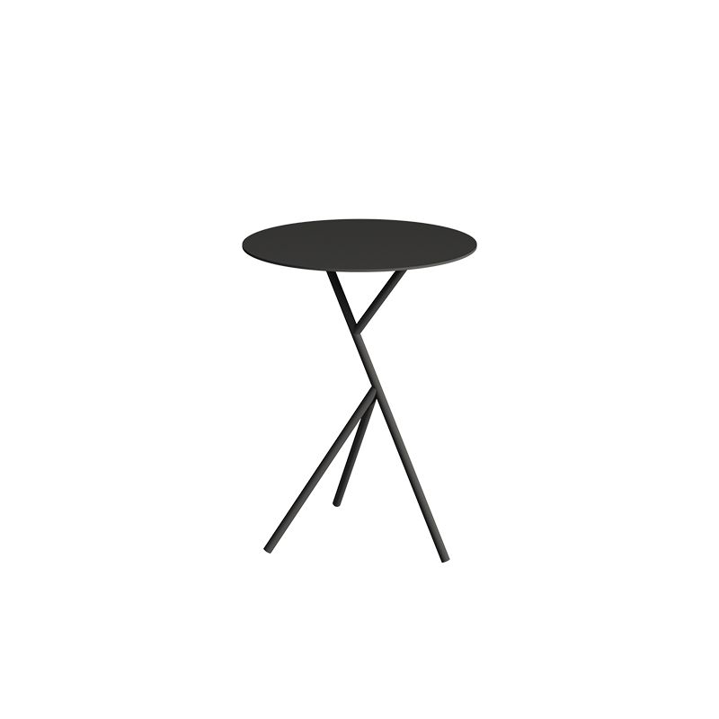 Midden-eeuwse metalen ronde bovenste zijtabel 22.8-inch abstracte eindtabel