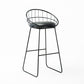 Black Metal Bar Stool Industrial Bar Height Armless Stool with Cushion Clearhalo 'Bar Furniture' 'Bar Stools' 'bar_stools' 'furn' 'furn_bar_stools' 'Furniture' 'Kitchen & Dining Furniture' 1200x1200_db8f1ee2-c223-4236-85da-802df15773d9