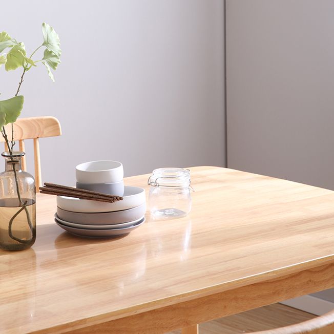 Modern Rectangle Dining Table Solid Wood 4 Legs Dining Table for Home Use Clearhalo ' dining_table' 'Dining Tables & Seating' 'Dining Tables' 'furn' 'furn_dining_table' 'Furniture' 'furniture_dining_table' 'Kitchen & Dining Furniture' 'kitchen&dining_furn' 'kitchen' 'kitchen_dining_table' 1200x1200_db8f80a6-0f6d-43ef-8785-46a3e4c750a1