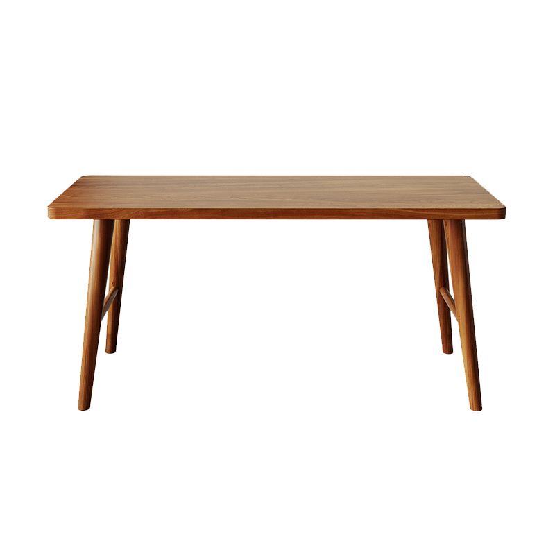 Modern Writing Desk Solid Wood Rectangle Office Desk with H-Base Clearhalo 'furn' 'furn_office_desk' 'Furniture' 'Office Desks' 'Office Furniture' 'office_desk' 1200x1200_db8f82de-ef69-4295-8d4b-0925969bb61a