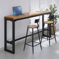 Modern 1/3 Pieces Bar Table Set Rectangle Pine Wood Counter Table with Stools for Cafe Clearhalo 'Bar Furniture' 'furn' 'furn_home_bar_bar_sets' 'Furniture' 'Home Bars & Bar Sets' 'home_bar_bar_sets' 'Kitchen & Dining Furniture' 1200x1200_db9420fb-0ffd-482f-92ef-d016c2f5a057