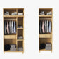 Light Wood Finish Wardrobe Armoire Traditional Wardrobe Cabinet Clearhalo 'Armoires & Wardrobes' 'armoires_wardrobes' 'Bedroom Furniture' 'furn' 'furn_armoires_wardrobes' 'Furniture' 1200x1200_db9662d4-2d48-4f87-a302-78b24e122292