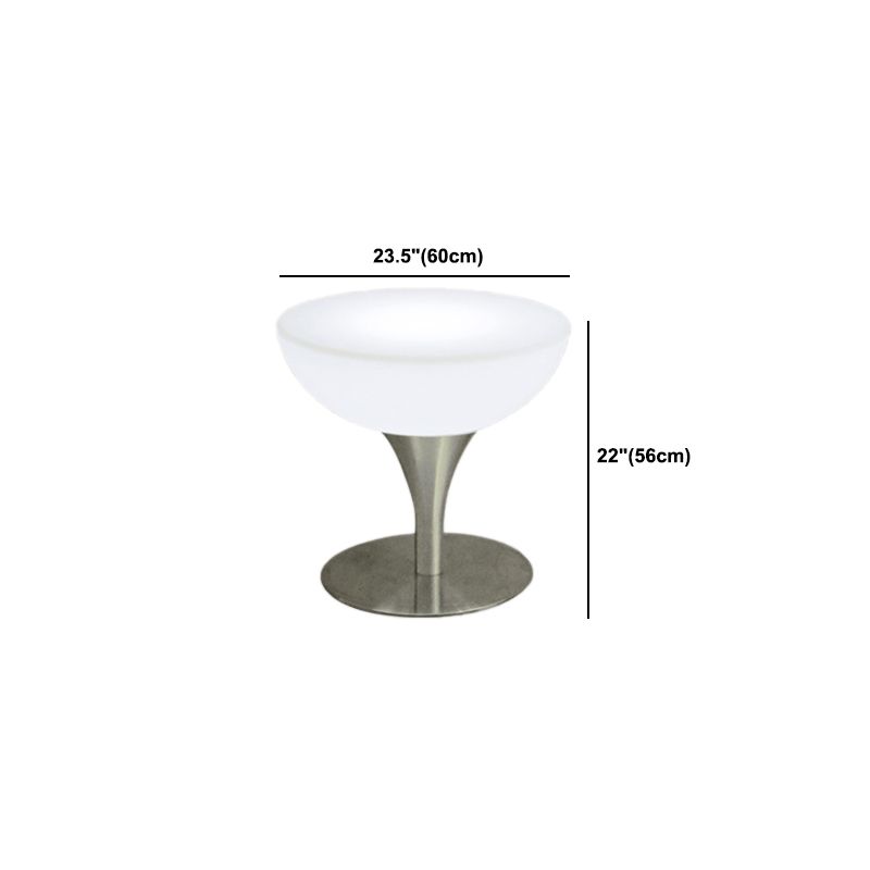 Polyethylene Round Table Industrial Style Bar Lighted Bar Table