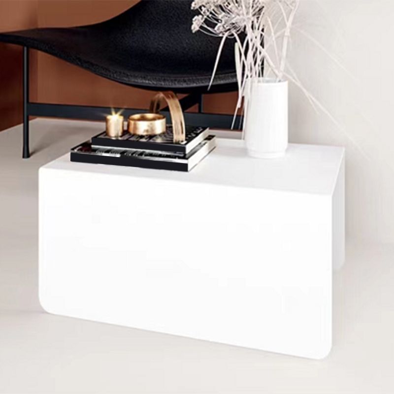 11.8-Inch Tall End Table Sled Metal Geometric Sofa Side Table Clearhalo 'Coffee & Accent Tables' 'End & Side Tables' 'end_side_tables' 'furn' 'furn_end_side_tables' 'Furniture' 'Living Room Furniture' 1200x1200_db97a7ec-cfa2-499b-84ab-c885cc52f60c