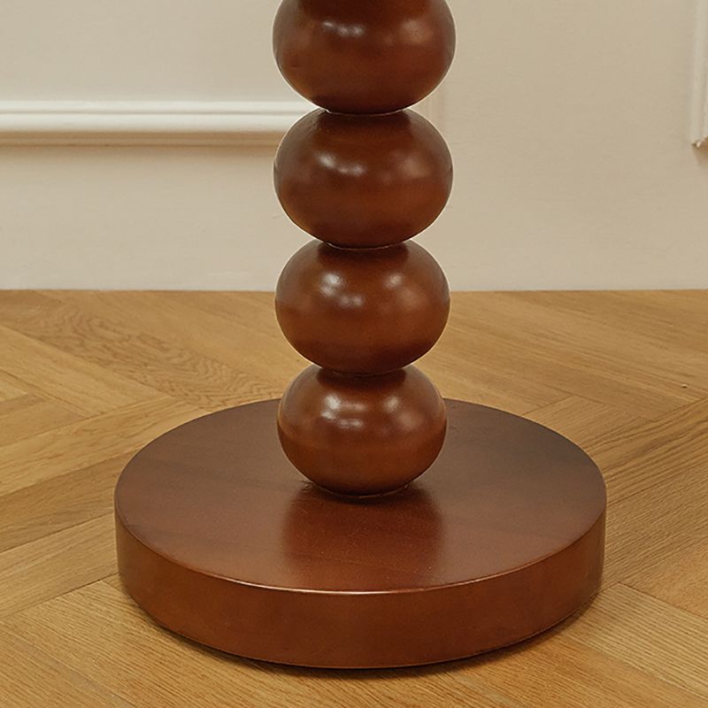 Round Solid Wood Side Table Scandinavian 20" Tall Pedestal End Table Clearhalo 'Coffee & Accent Tables' 'End & Side Tables' 'end_side_tables' 'furn' 'furn_end_side_tables' 'Furniture' 'Living Room Furniture' 1200x1200_db9bd775-7a2d-4b49-848a-96279dc563d8