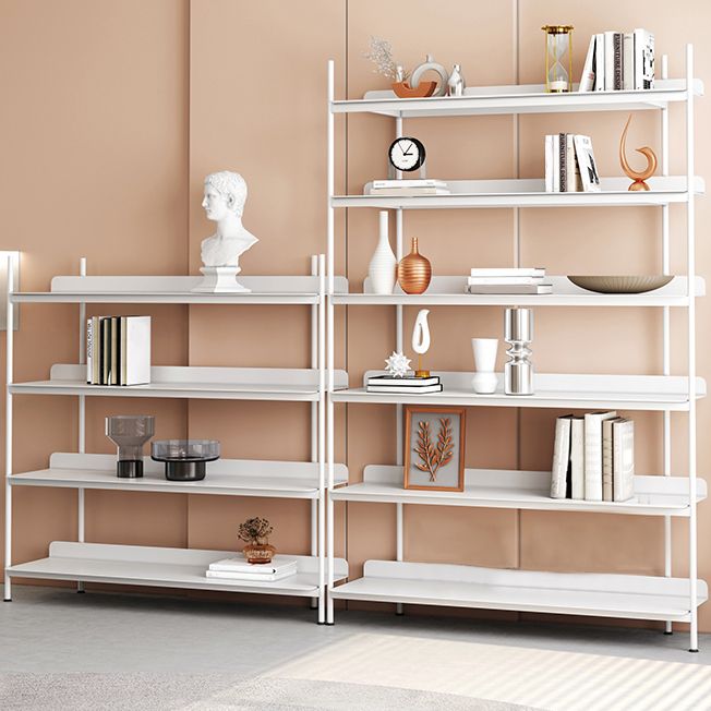 Contemporary Metal Etagere Bookshelf Open Office and Living Room Bookcase Clearhalo 'Bookcases' 'furn' 'furn_bookcases' 'Furniture' 'furniture_bookcases' 'Office Furniture' 1200x1200_db9c26e2-b333-4876-9665-7351ae3ce9b4