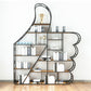 Geometric Shelf Bookcase Modern Metal Bookshelf for Home Office Clearhalo 'Bookcases' 'furn' 'furn_bookcases' 'Furniture' 'furniture_bookcases' 'Office Furniture' 1200x1200_db9ca8ec-a06c-421f-8ac4-2158f9b0aa10