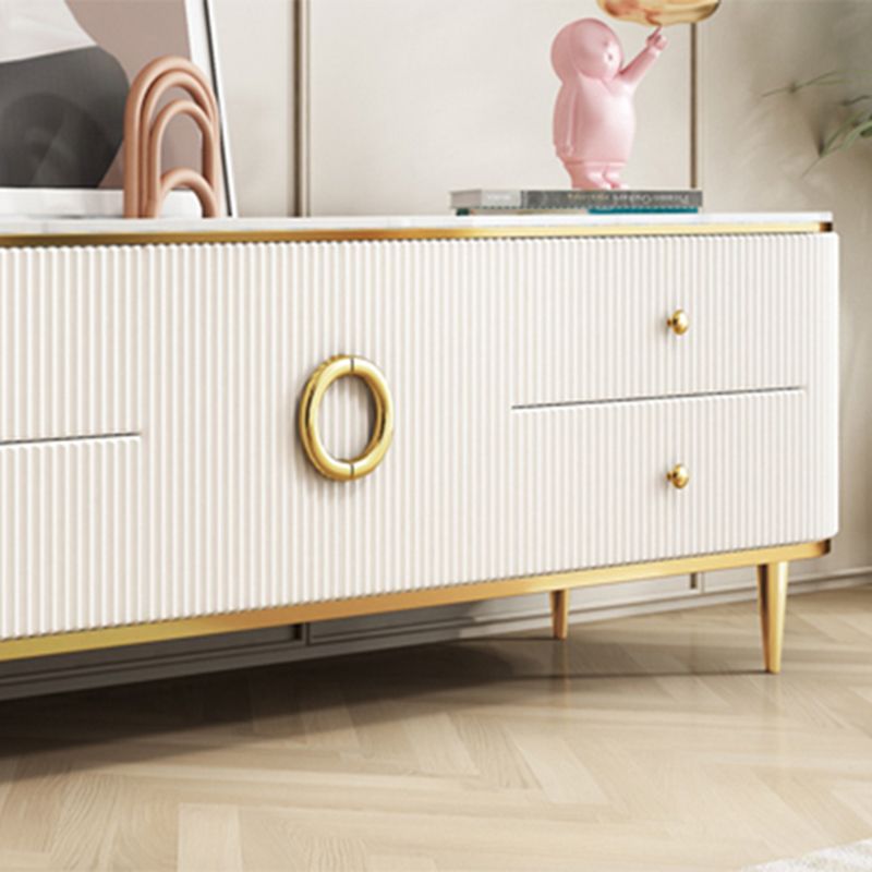 Contemporary TV Media Console Stone TV Console with 4 Drawers Clearhalo 'furn' 'furn_tv_stands_entertainment_centers' 'Furniture' 'Living Room Furniture' 'TV Stands & Entertainment Centers' 'TV Stands & Media Storage Furniture' 'tv_stands_entertainment_centers' 1200x1200_db9daf06-90d8-42f6-a31f-73ecd587cdf6