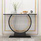 Tavolo console di console antico console a mezza luna contemporanea
