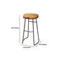 Mesa de barra de madera maciza rectángulo industrial Juego de 1/5 piezas de mesa con heces