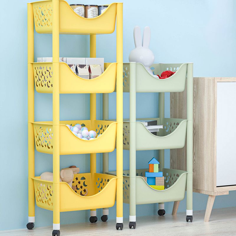 Modern Antique Finish Shelf Bookcase Plastic Standard Bookshelf with Shelves