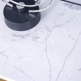 12 Inch Wide Glam Console Table Rectangle Stone Sofa Console Table