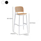 Contemporary Bar and Counter Stool Rattan Full Back Stool with 4 Legs Clearhalo 'Bar Furniture' 'Bar Stools' 'bar_stools' 'furn' 'furn_bar_stools' 'Furniture' 'furniture_bar_stools' 'Kitchen & Dining Furniture' 1200x1200_dba8a765-727f-49bf-8c89-e78bd169cec5