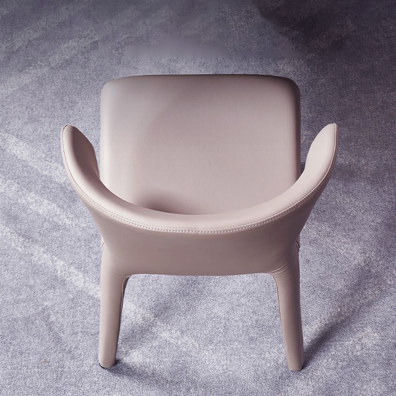 Faux Leather Dining Chairs Industrial Wingback Side Chair for Dining Room Clearhalo 'Dining Chairs' 'Dining Tables & Seating' 'dining_chair' 'furn' 'furn_dining_chair' 'Furniture' 'Kitchen & Dining Furniture' 1200x1200_dbaa0c6c-1c76-410e-987c-9365597f5c9c