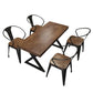 Industrial Dinner Room Dining Table Pine Solid Wood Rectangle Dining Table