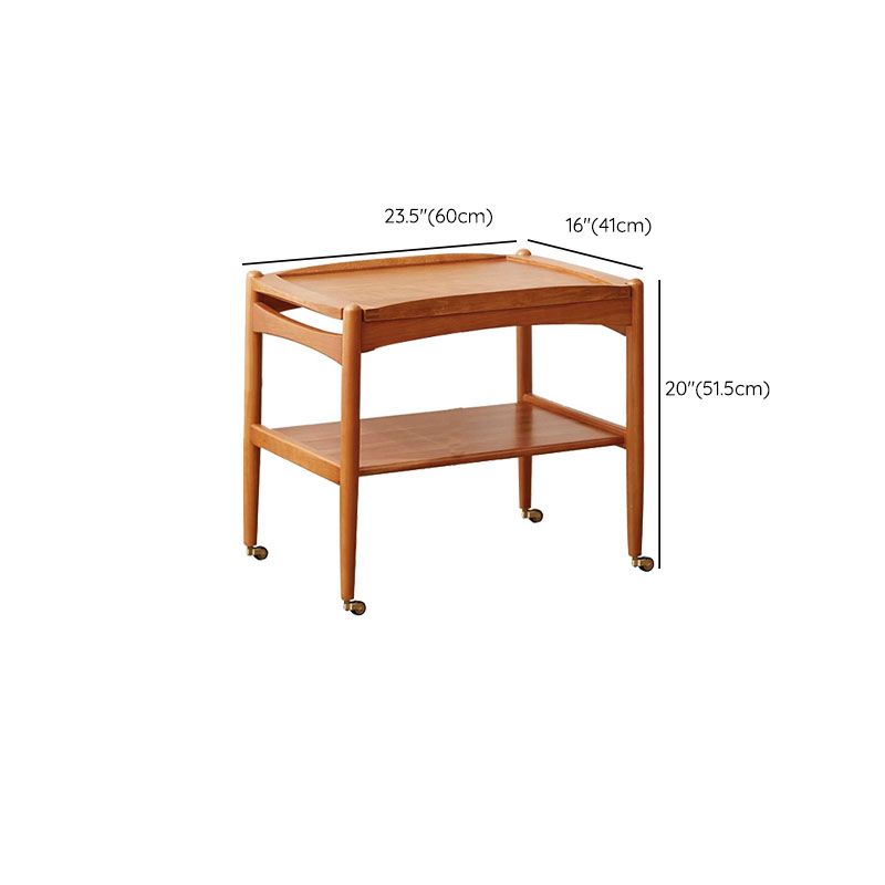 Moderne rechteckige Seitenende Tabelle 4 Beine Beizertisch für Wohnzimmer