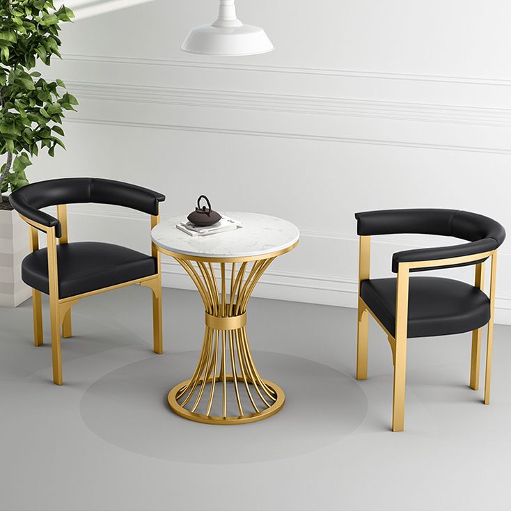 Scandinavian Style Upholstered Armless Dining Chairs Open Back Side Chair (Set of 2) Clearhalo ' kitchen&dining_furn' 'Dining Chairs' 'Dining Tables & Seating' 'dining_chair' 'furn' 'furn_dining_chair' 'Furniture' 'furniture_dining_chair' 'Kitchen & Dining Furniture' 'kitchen' 1200x1200_dbae0475-1a4f-4992-ad33-e818257b734e