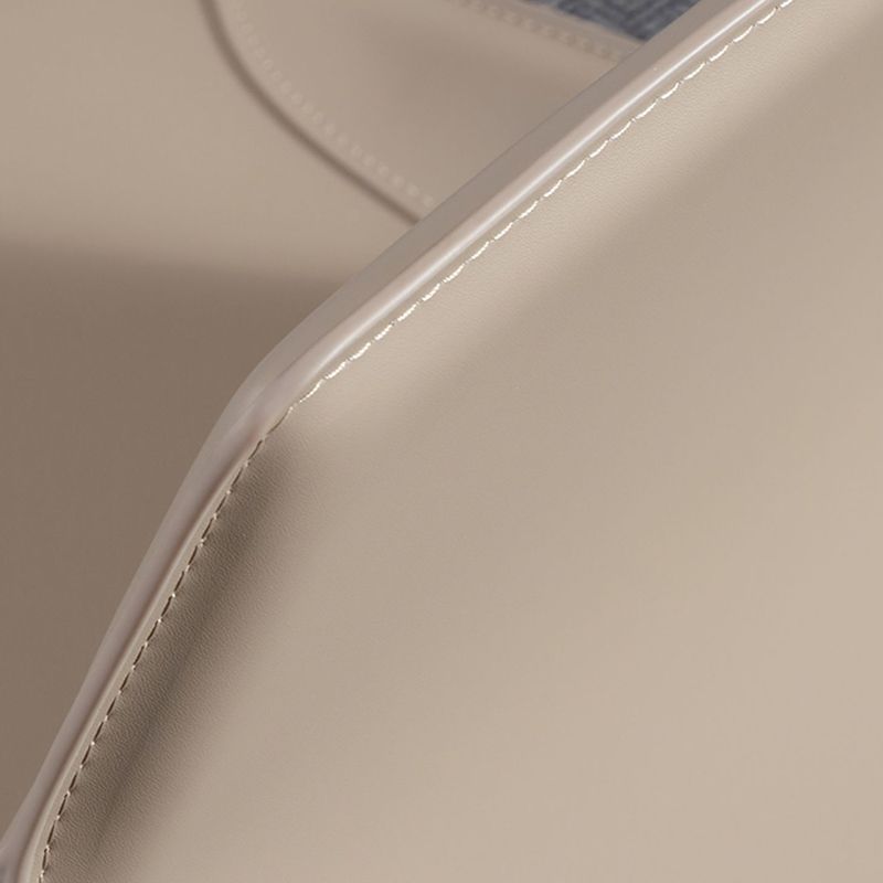 Designer Style Matte Finish Leather Side Chair Home Solid Back Dining Chair Clearhalo 'Dining Chairs' 'Dining Tables & Seating' 'dining_chair' 'furn' 'furn_dining_chair' 'Furniture' 'Kitchen & Dining Furniture' 1200x1200_dbaef998-ac1f-4667-b9f3-7c194cee624c