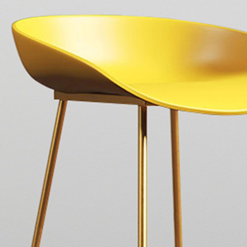 Contemporary Restaurant Footrest Barstool Matte Finish Plastic Stool Clearhalo 'Bar Furniture' 'Bar Stools' 'bar_stools' 'furn' 'furn_bar_stools' 'Furniture' 'furniture_bar_stools' 'Kitchen & Dining Furniture' 1200x1200_dbaeff35-c065-428b-933e-61284c8bd8da