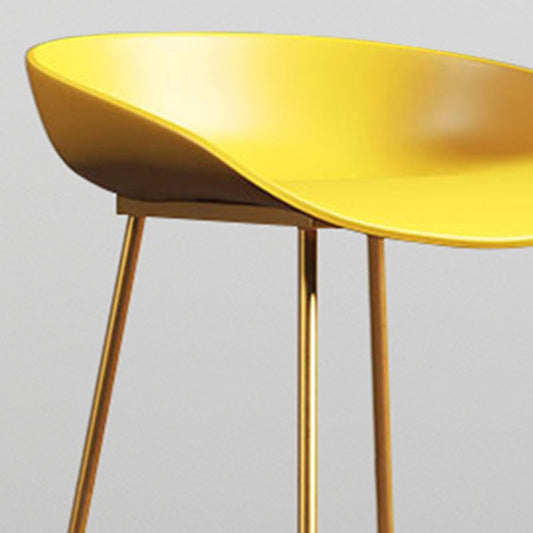 Contemporary Restaurant Footrest Barstool Matte Finish Plastic Stool Clearhalo 'Bar Furniture' 'Bar Stools' 'bar_stools' 'furn' 'furn_bar_stools' 'Furniture' 'furniture_bar_stools' 'Kitchen & Dining Furniture' 1200x1200_dbaeff35-c065-428b-933e-61284c8bd8da