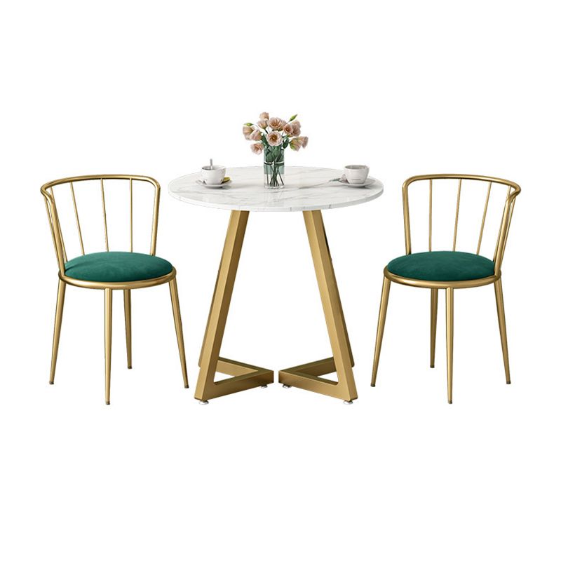 Glam Stone Eetset Rond 1/2/3/4/5-delige Eetset voor thuisgebruik