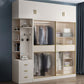 White Engineered Wood Wardrobe Closet Sliding Wardrobe Armoire Clearhalo 'Armoires & Wardrobes' 'armoires_wardrobes' 'Bedroom Furniture' 'furn' 'furn_armoires_wardrobes' 'Furniture' 1200x1200_dbb1bd0c-2f81-4629-abe2-96ae81988902