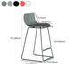 Modern Metal Plastic Bar Stools Indoor Barstool with Iron Legs and Low Back Clearhalo 'Bar Furniture' 'Bar Stools' 'bar_stools' 'furn' 'furn_bar_stools' 'furniture_bar_stools' 'Kitchen & Dining Furniture' 'kitchen&dining_furn' 'kitchen' 'kitchen_furn' Furniture' 1200x1200_dbb2e8a5-b974-4083-b119-e3bdee871055