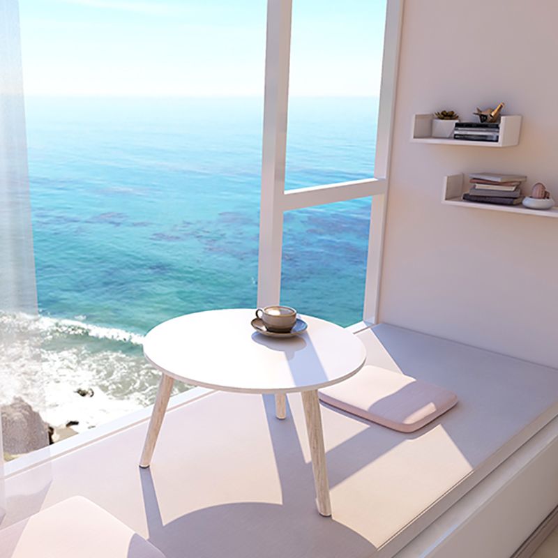 3/4 Legs Base Design Wood-based Craft/white Square/round Coffee Table Clearhalo 'Coffee & Accent Tables' 'Coffee Tables' 'coffee_tables' 'furn' 'furn_coffee_tables' 'Furniture' 'furniture_coffee_tables' 'Living Room Furniture' 1200x1200_dbb4bc78-0192-4486-8526-d0a1083fa766