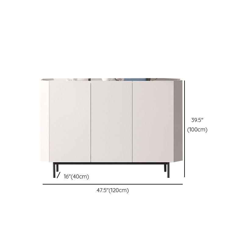 Sideboard di pietra moderna e contemporanea con mobili