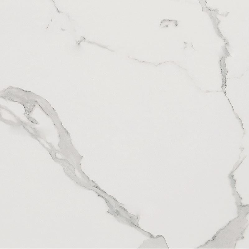 Stone Dining Table Rectangle Mid-Century Modern Table with 4 Wood Legs