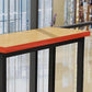 Modern Wood Counter Table Rectangle Top Table with Black Base Clearhalo 'Bar Furniture' 'Bar Tables' 'bar_tables' 'furn' 'furn_bar_tables' 'Furniture' 'Kitchen & Dining Furniture' 1200x1200_dbb6d73e-f1bc-466a-bcb6-dc9e393b2f08